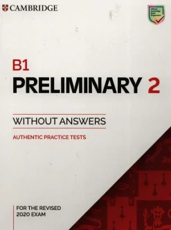 B1 PRELIMINARY 2 SB WITHOUT ANSWERS AUTHENTIC PRACTICE TESTS