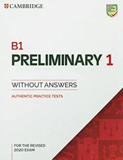 B1 PRELIMINARY (PET) (2020 EXAM) 1 SB WITHOUT ANSWERS