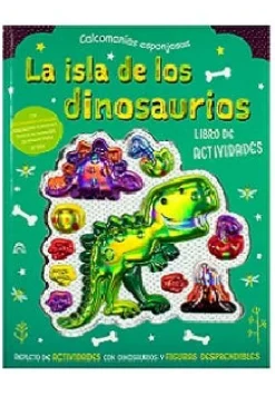 CALCOMANÍAS ESPONJOSAS: LA ISLA DE LOS DINOSAURIOS