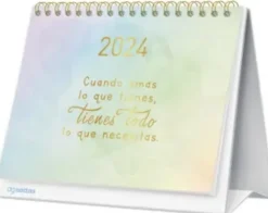 CALENDARIO 2024 ESCRITORIO PASTEL