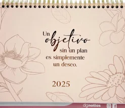 CALENDARIO ESCRITORIO 2025 - BLOOM