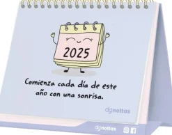 CALENDARIO ESCRITORIO 2025 - PASTEL