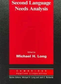 CAMBRIDGE APPLIED LINGUISTICS: SECOND LANGUAGE NEEDS ANALYSIS