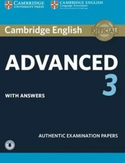 CAMBRIDGE ENGLISH ADVANCED 3 SB W / ANSWERS AND AUDIO