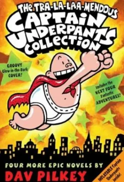CAPTAIN UNDERPANTS COLLECTION BOXED SET (5-8) W /  INFLATABLE