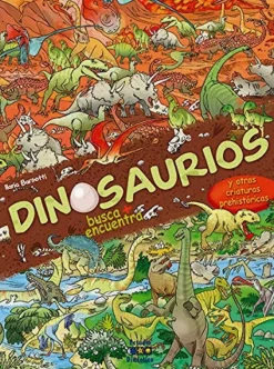 DINOSAURIOS.  BUSCA, ENCUENTRA Y COLOREA