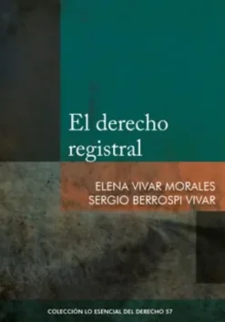 EL DERECHO REGISTRAL