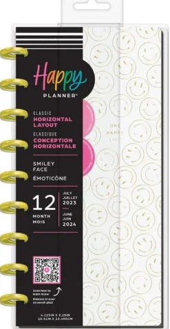 HAPPY PLANNER ORGANIZADOR SEMANAL SMILEY 52H