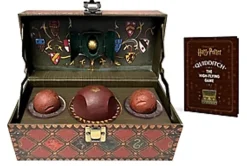 HARRY POTTER COLLECTIBLE QUIDDITCH SET (INCLUDES REMOVEABLE GOLDEN SNITCH!)