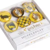 HARRY POTTER: HUFFLEPUFF GLASS MAGNET SET (SET OF 6)