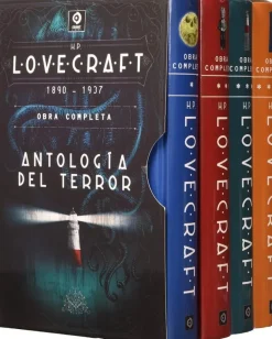 H.P. LOVECRAFT   -O. COMPLETA- 4 VOLUMENES
