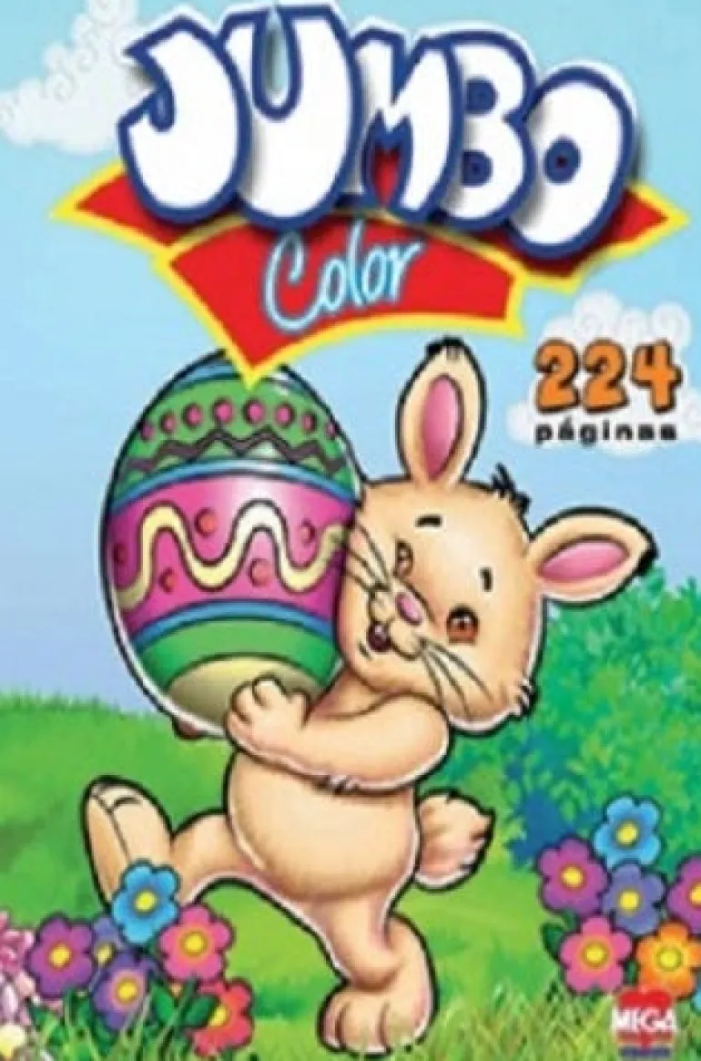 JUMBO COLOR 224 PAGINAS. CONEJO DE PASCUA