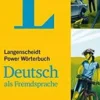 LANGENSCHEIDT POWER WORTERBUCH DEUTSCH ALS FREMDSPRACHE