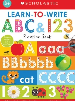 LEARN TO WRITE ABC & 123: SCHOLASTIC EARLY LEARNERS (WORKBOOK)