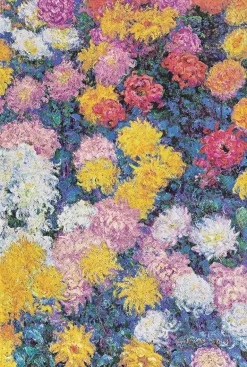 LIBRERTA TAPA DURA MIDI MONET’S CHRYSANTHEMUMS