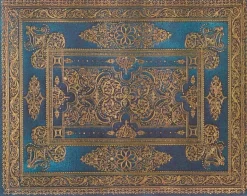 LIBRO DE VISITAS TAPA DURA BLUE LUXE