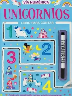 LIBRO PARA CONTAR - VÍA NÚMERICA: UNICORNIOS