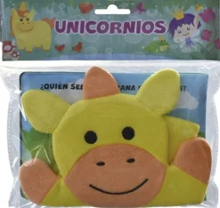 LIBRO PARA LA HORA DEL BAÑO MANOPLA: UNICORNIOS