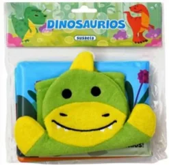 LIBRO PARA LA HORA DEL BAÑO MANOPLA: DINOSAURIOS