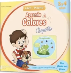LIBRO PIZARRA APRENDO COLORES