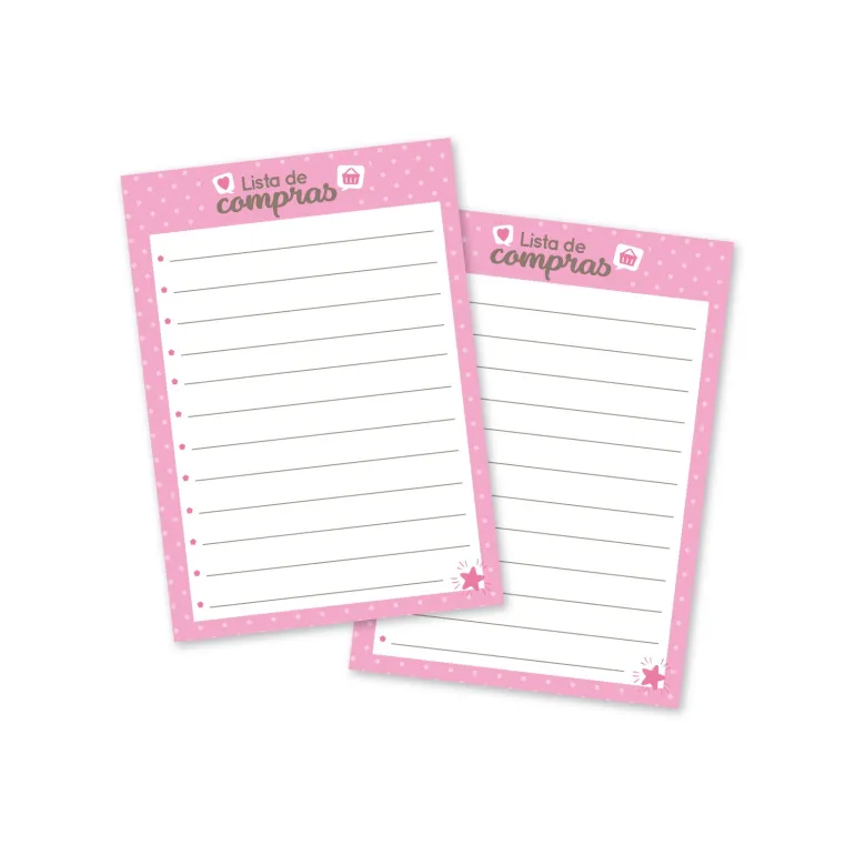 LISTA DE COMPRAS INGENIAL PINK X 2 UNDS.