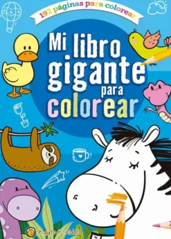 MI LIBRO GIGANTE PARA COLOREAR (AZUL)