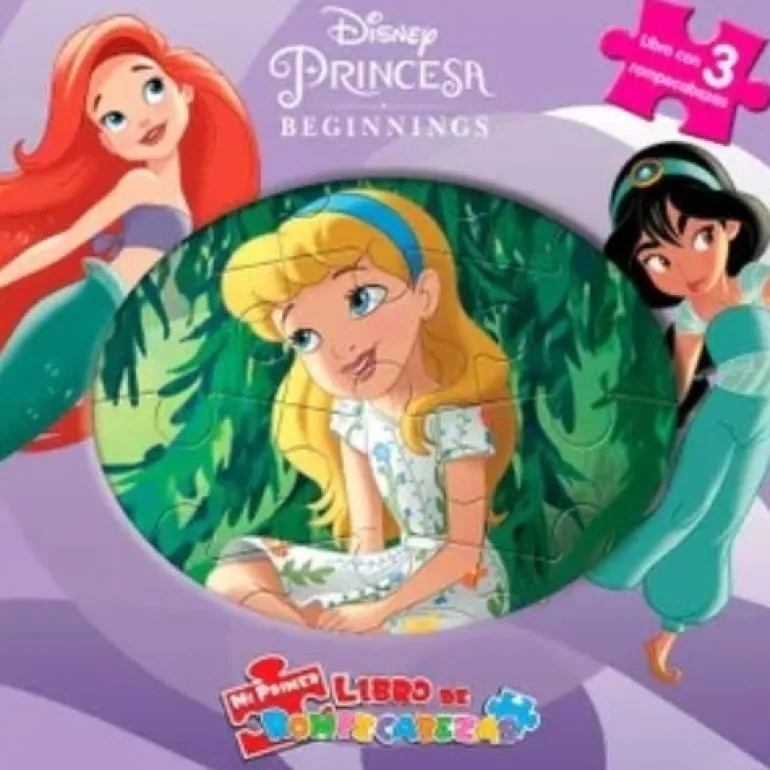 MI PRIMER LIBRO DE ROMPECABEZAS - DISNEY PRINCESAS