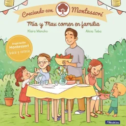 MIA Y MAX COMEN EN FAMILIA. MONTESSORI