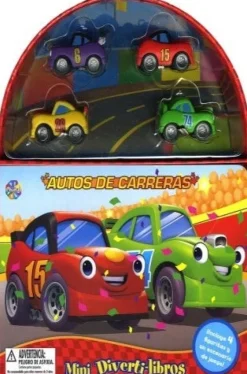 MINI DIVERTI-LIBROS - AUTOS DE CARRERAS