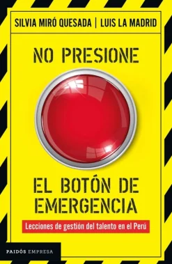 NO PRESIONE EL BOTÓN DE EMERGENCIA