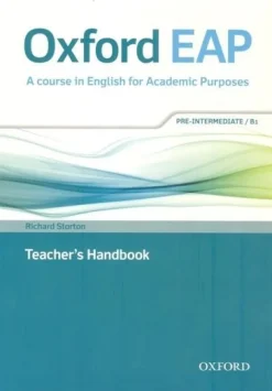 OXFORD EAP PRE-INTERMEDIATE / B1 TEACHER´S HANDBOOK W / DVD AND AUDIO CD