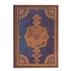 PAPERBLANKS SAFAVID INDIGO MINI -  AGENDA DIÁRIA (432 PÁGINAS, 17,5 X 12,5 CM)