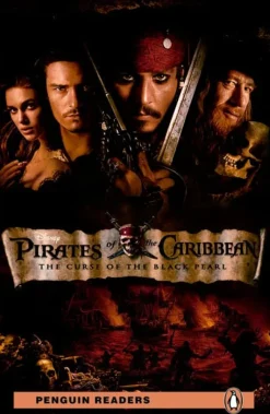 PR 2: PIRATES OF THE CARIBBEAN: THE CURSE OF THE BLACK PEARL BOOK W / MP3 AUDIO CD   *