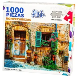ROMPECABEZAS 1000 ADORABLE CALLE EMPEDRADA CASA ESPAÑA FLINK
