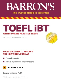 TOEFL IBT WITH 8 ONLINE PRACTICE TESTS 17ED. (BARRON´S TEST PREP)
