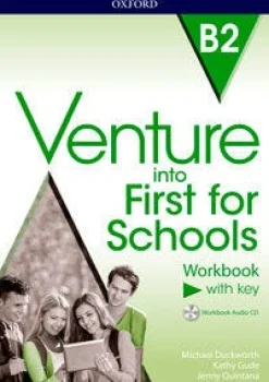 VENTURE INTO FIRST FOR SCHOOLS WORKBOOK W / KEY PACK NEW